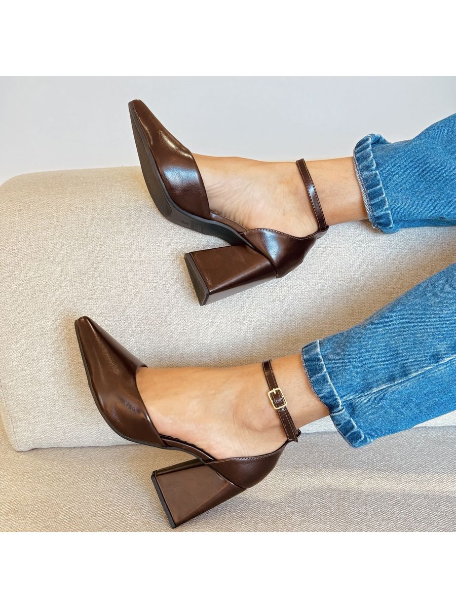 Scarpin Moana Marrom