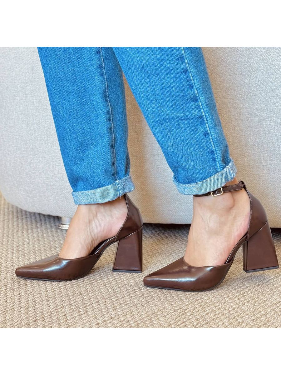 Scarpin Moana Marrom