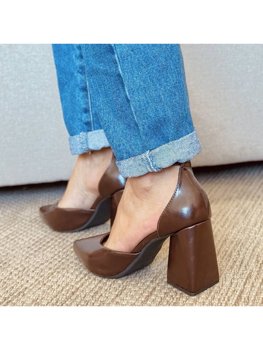 Scarpin Moana Marrom