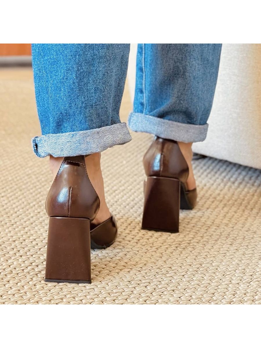 Scarpin Moana Marrom