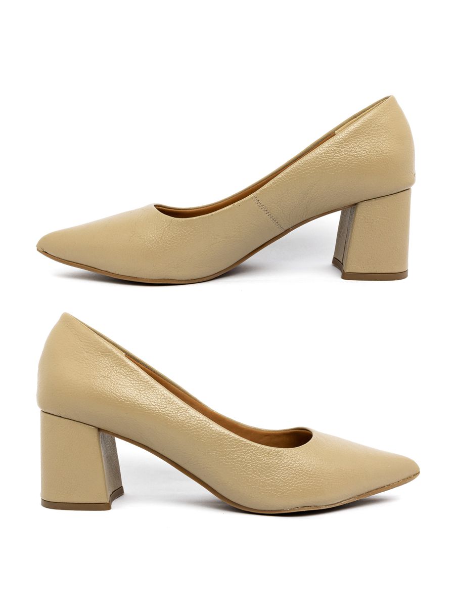 SAPATO SCARPIN DOCTOR PÉ EM COURO LEGÍTIMO - 6274P 8219 BAMBU