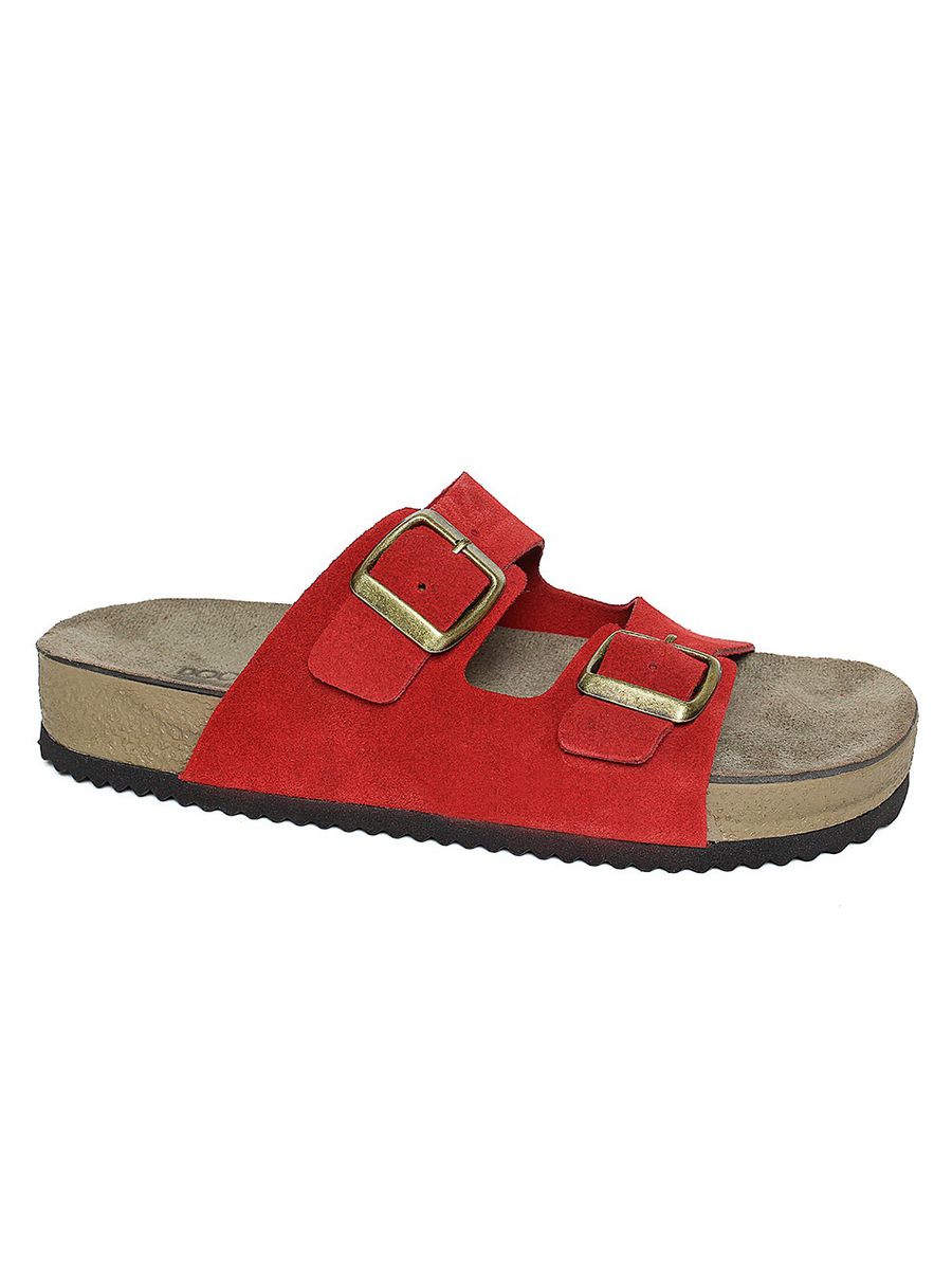 TAMANCO BIRKEN DOCTOR PÉ EM COURO LEGÍTIMO - Z500 VERMELHO VERMELHO
