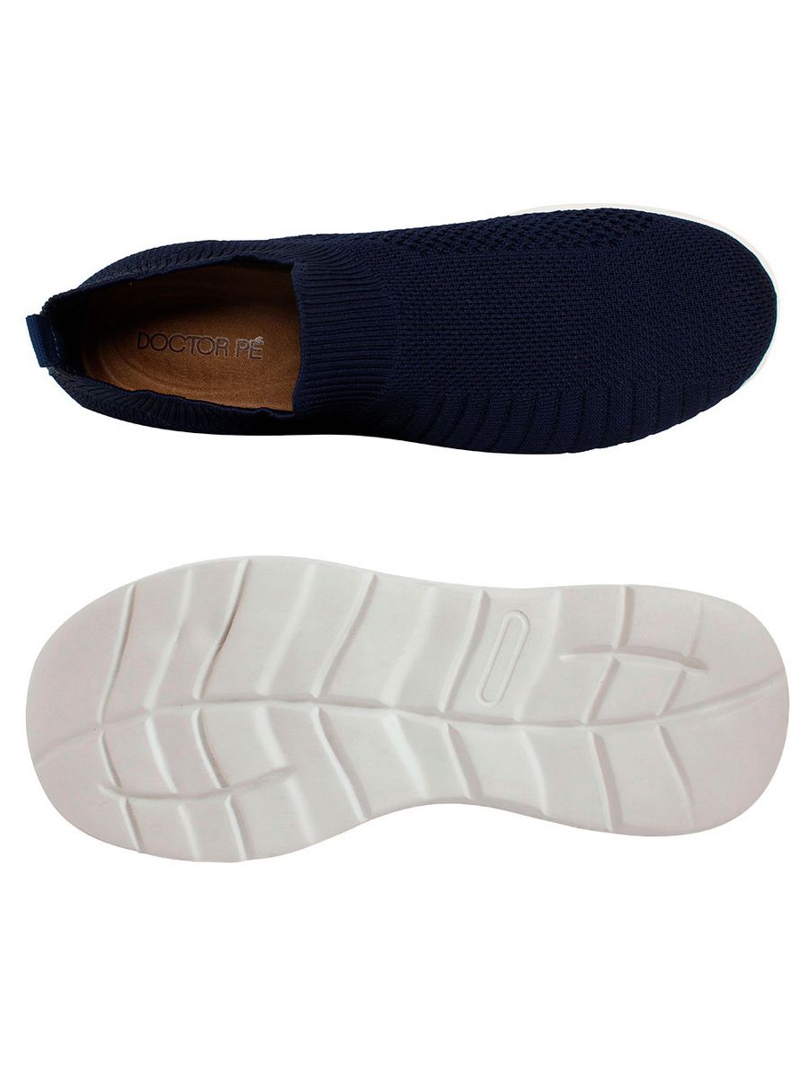 TÊNIS DOCTOR PÉ SUPER CONFORTÁVEL EM KNIT - MC3414 MARINHO