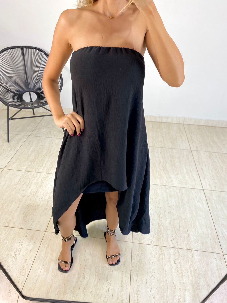 VESTIDO MULLET PRETO