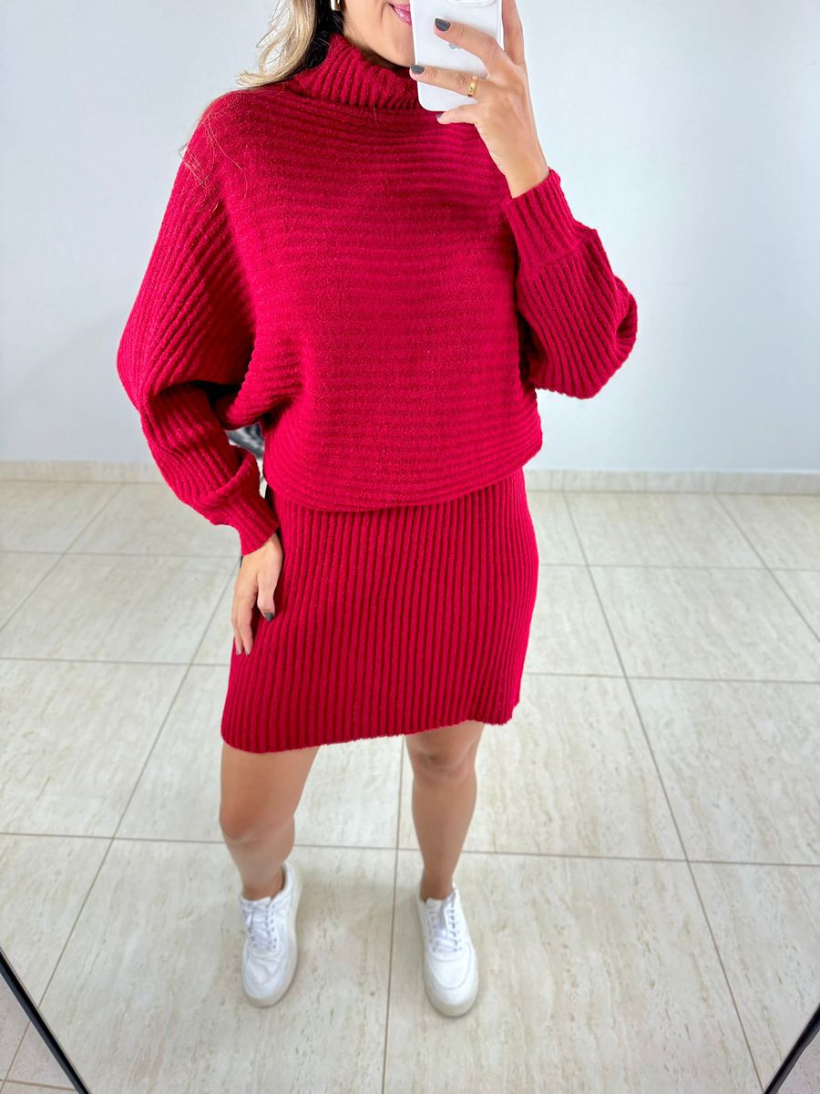 CONJUNTO TRICOT MAISA MARSALA