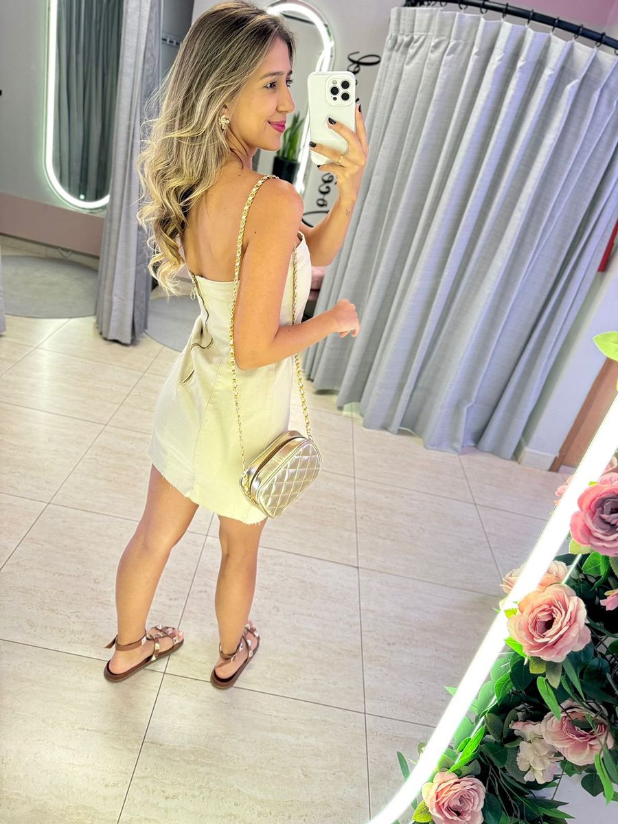 VESTIDO JEANS LAURA NUDE
