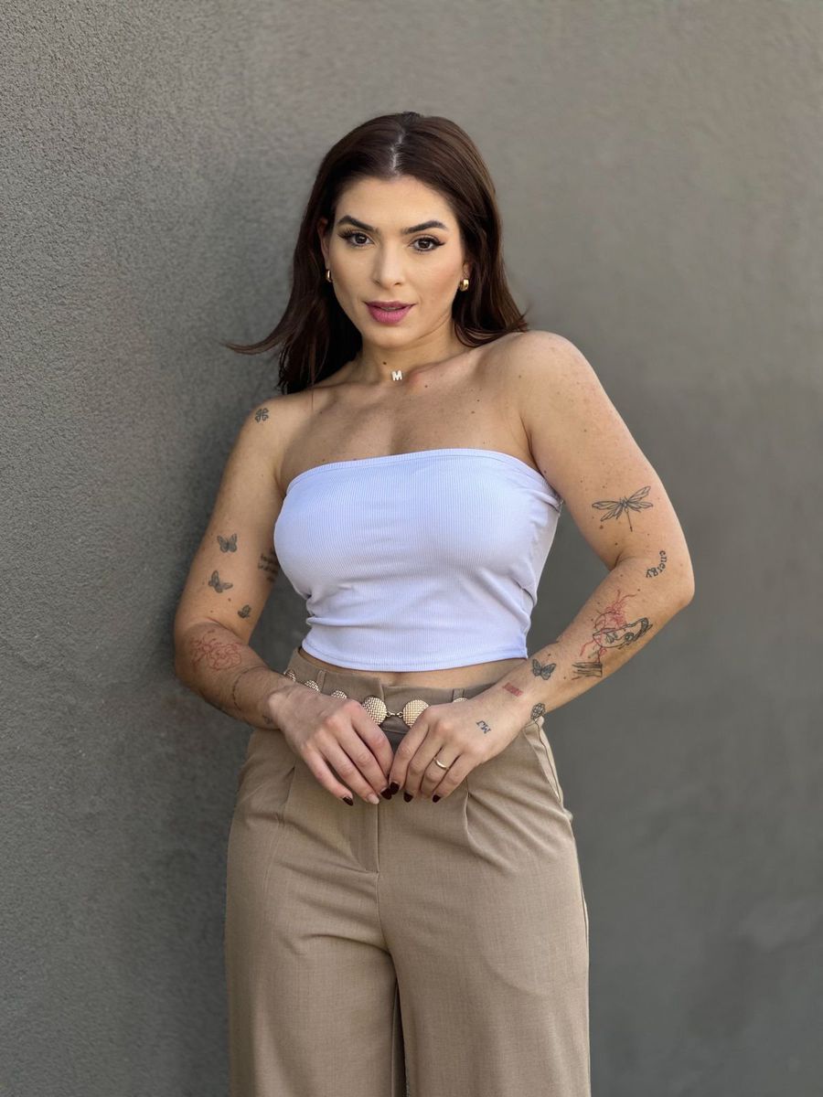 Top Faixa Anarruga BRANCO