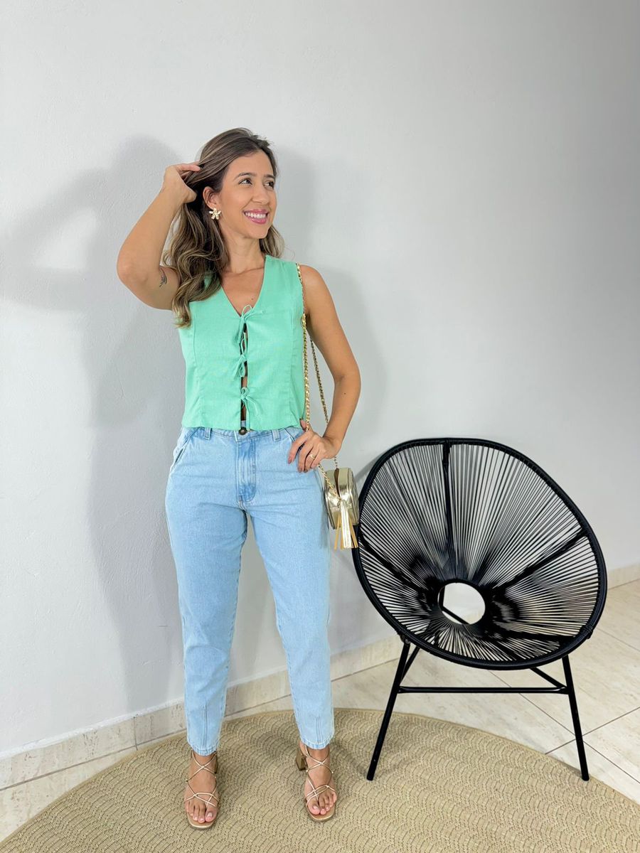 BLUSA LINHO TABATA VERDE