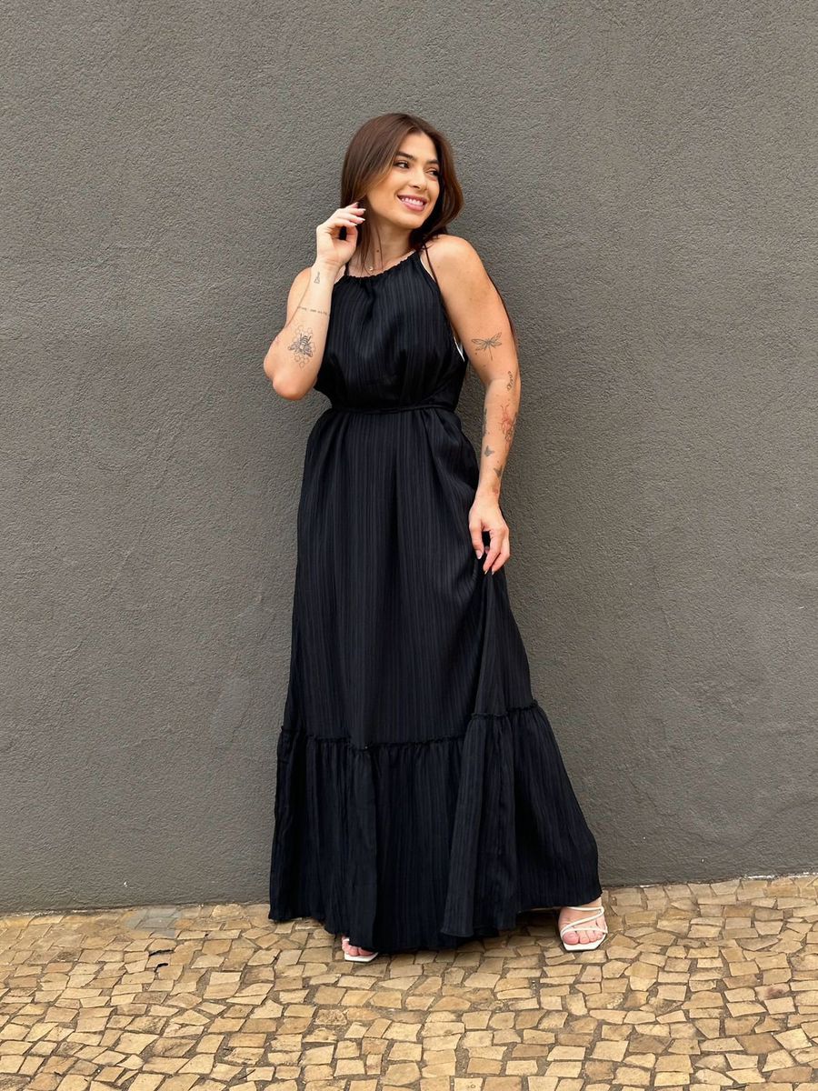 Vestido Longo Maiara PRETO