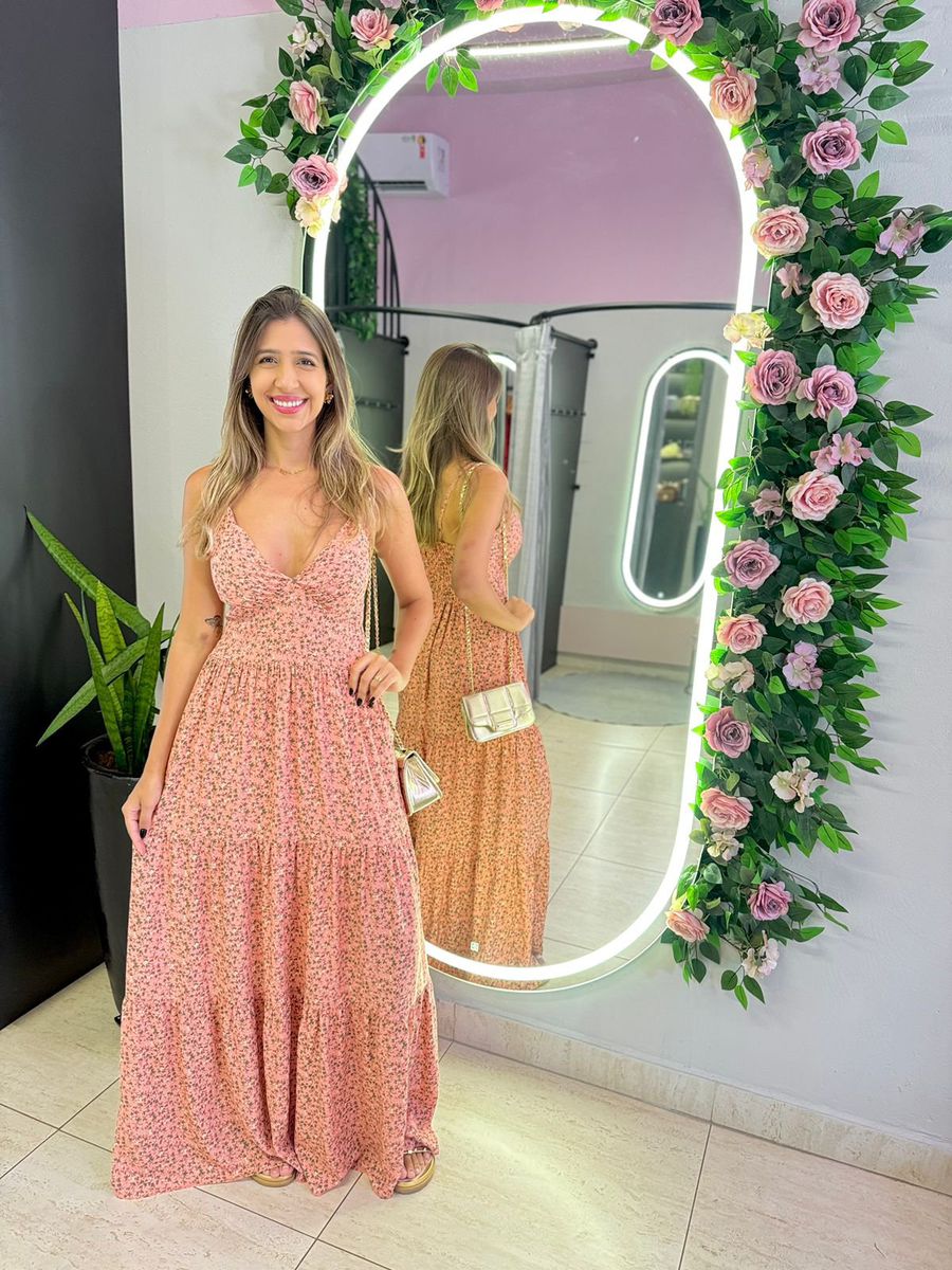 VESTIDO LONGO VITORIA ROSA