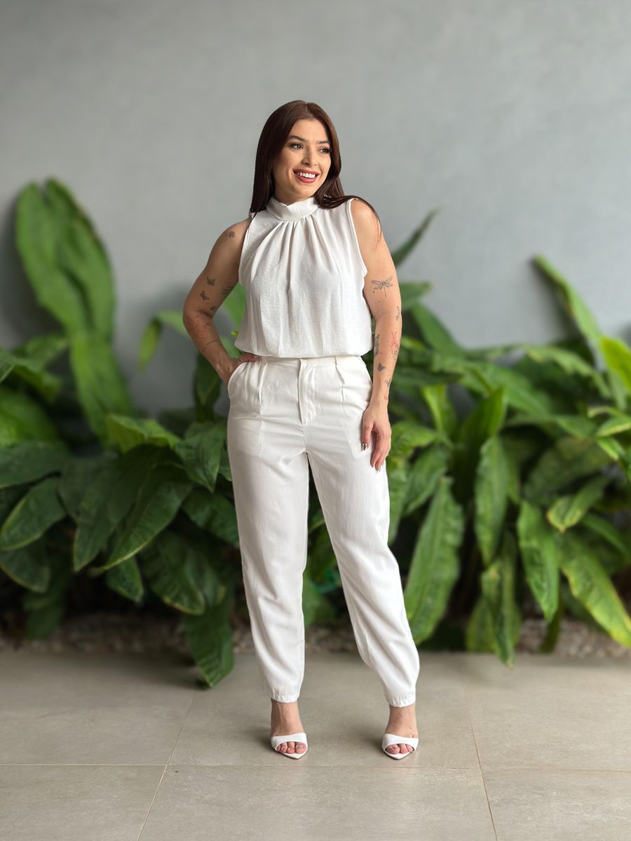 Blusa Geise Cavada OFF WHITE