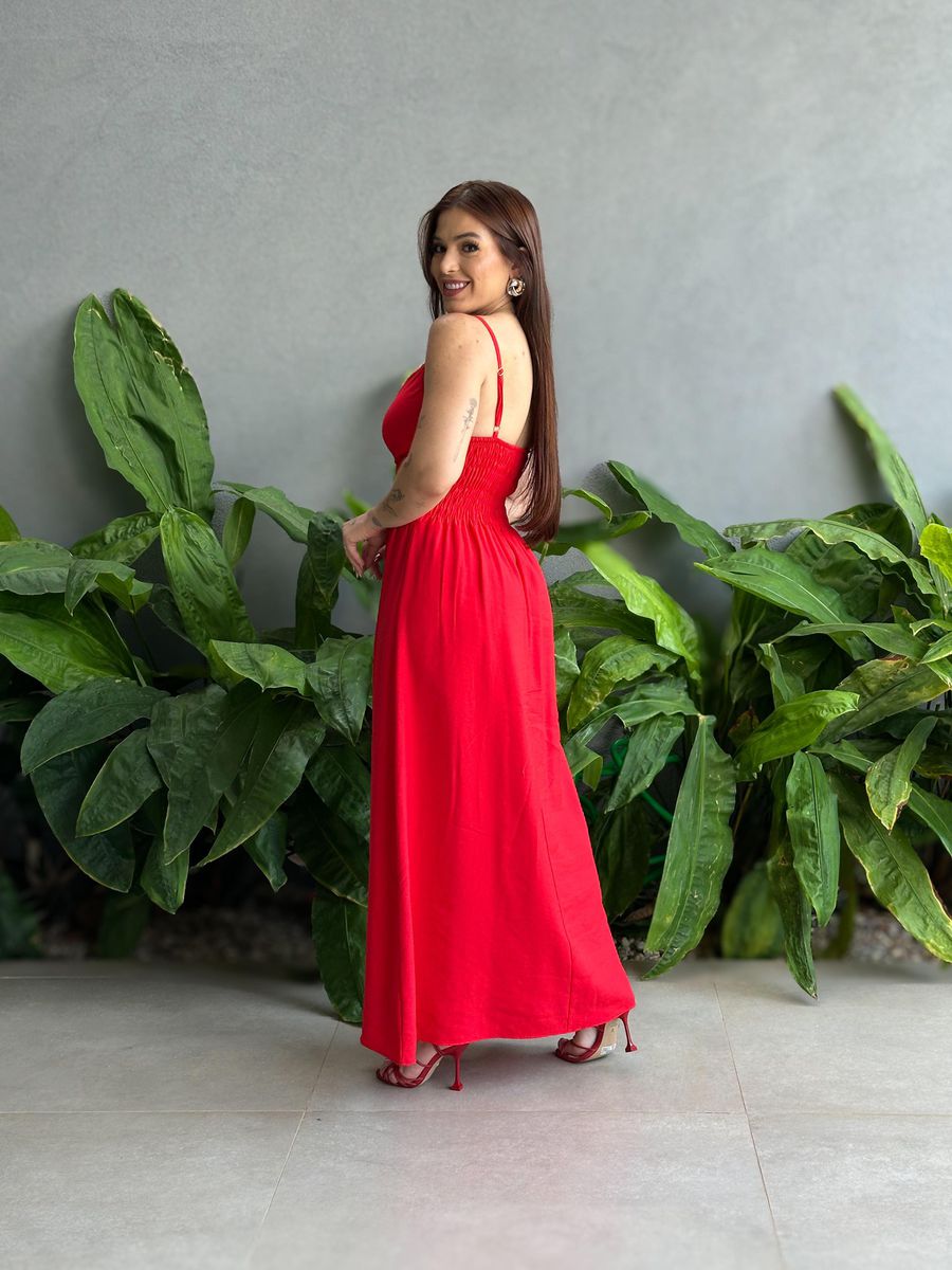 Vestido Longo Mariane VERMELHO