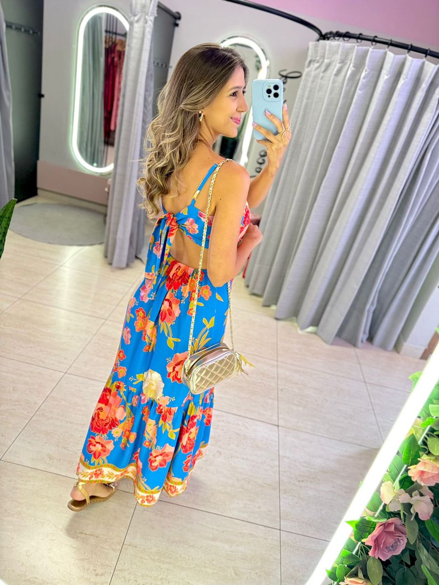 VESTIDO BETINA AZUL COLORIDO