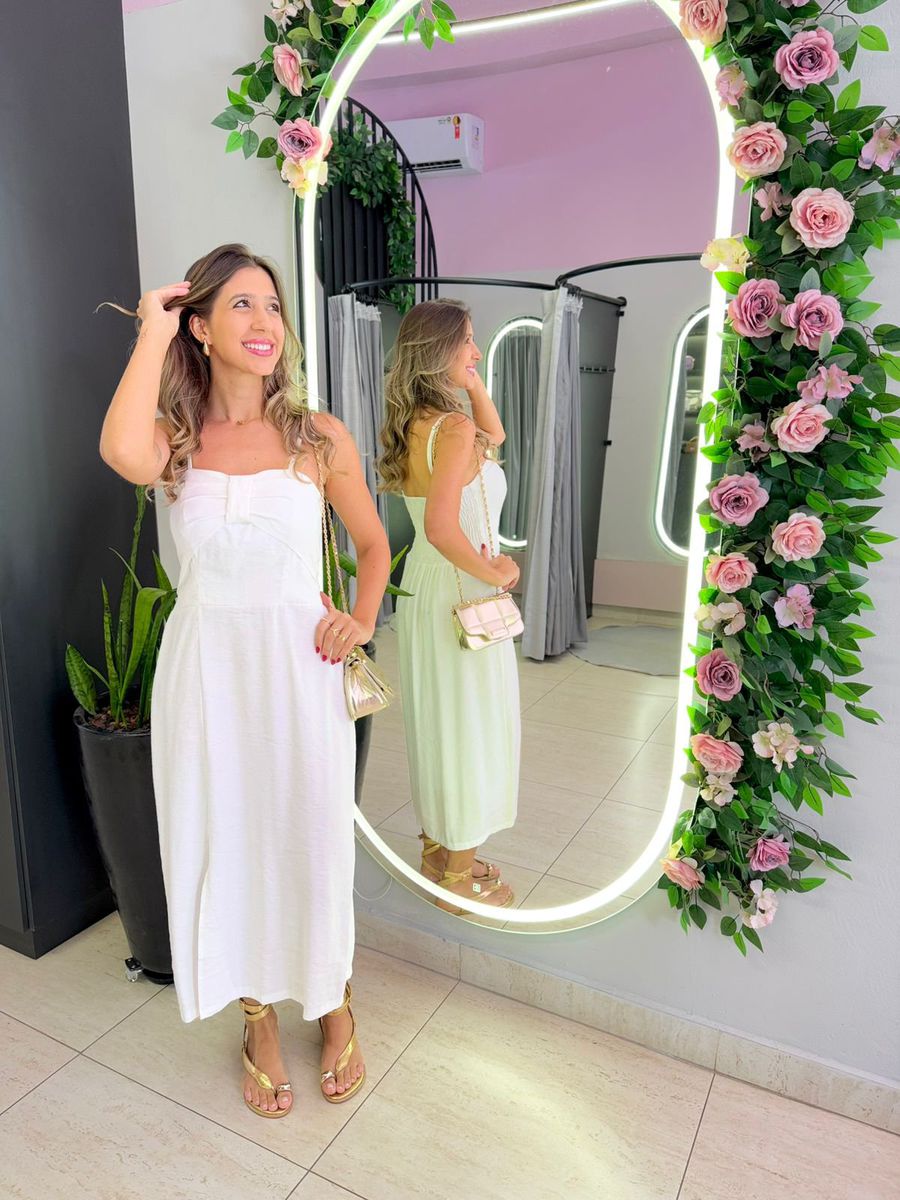 VESTIDO MIDI PAMELA BRANCO
