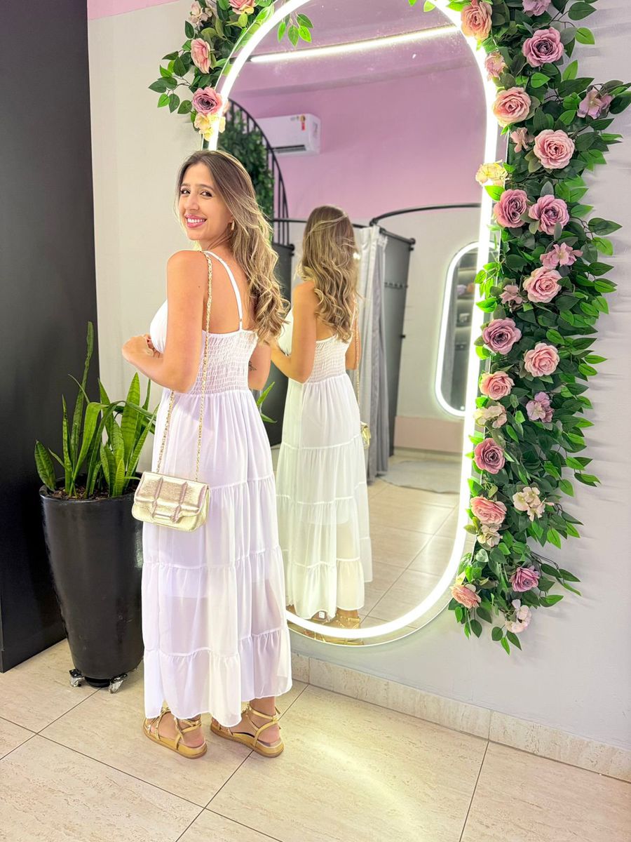 VESTIDO MIDI MIRELA OFF
