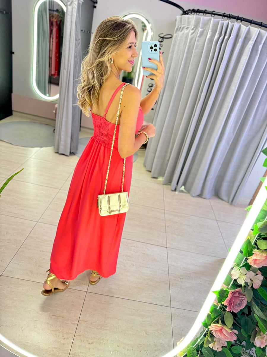 VESTIDO MIDI PAOLA CORAL