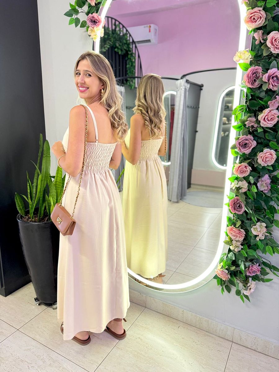 VESTIDO MIDI PATRICIA NUDE