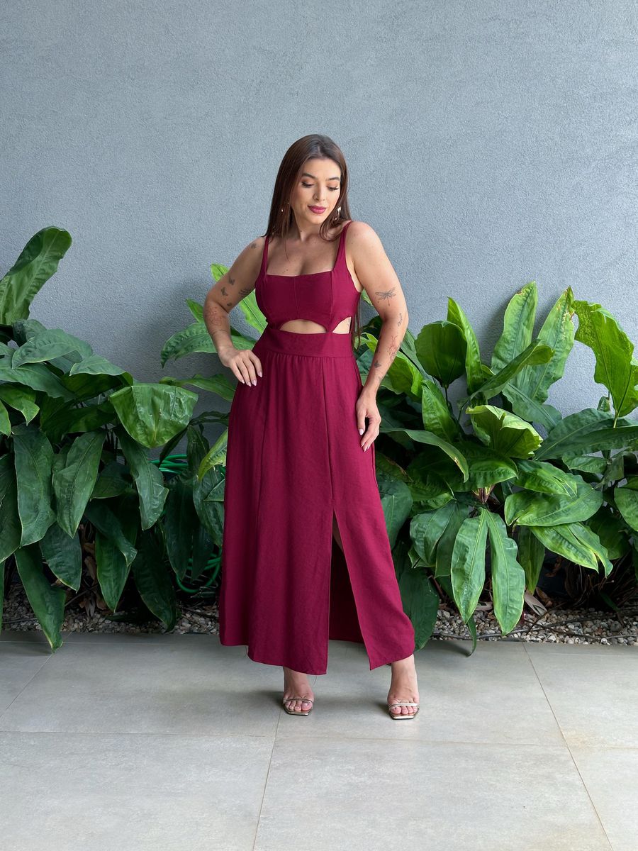 Vestido Midi Jhenifer VINHO