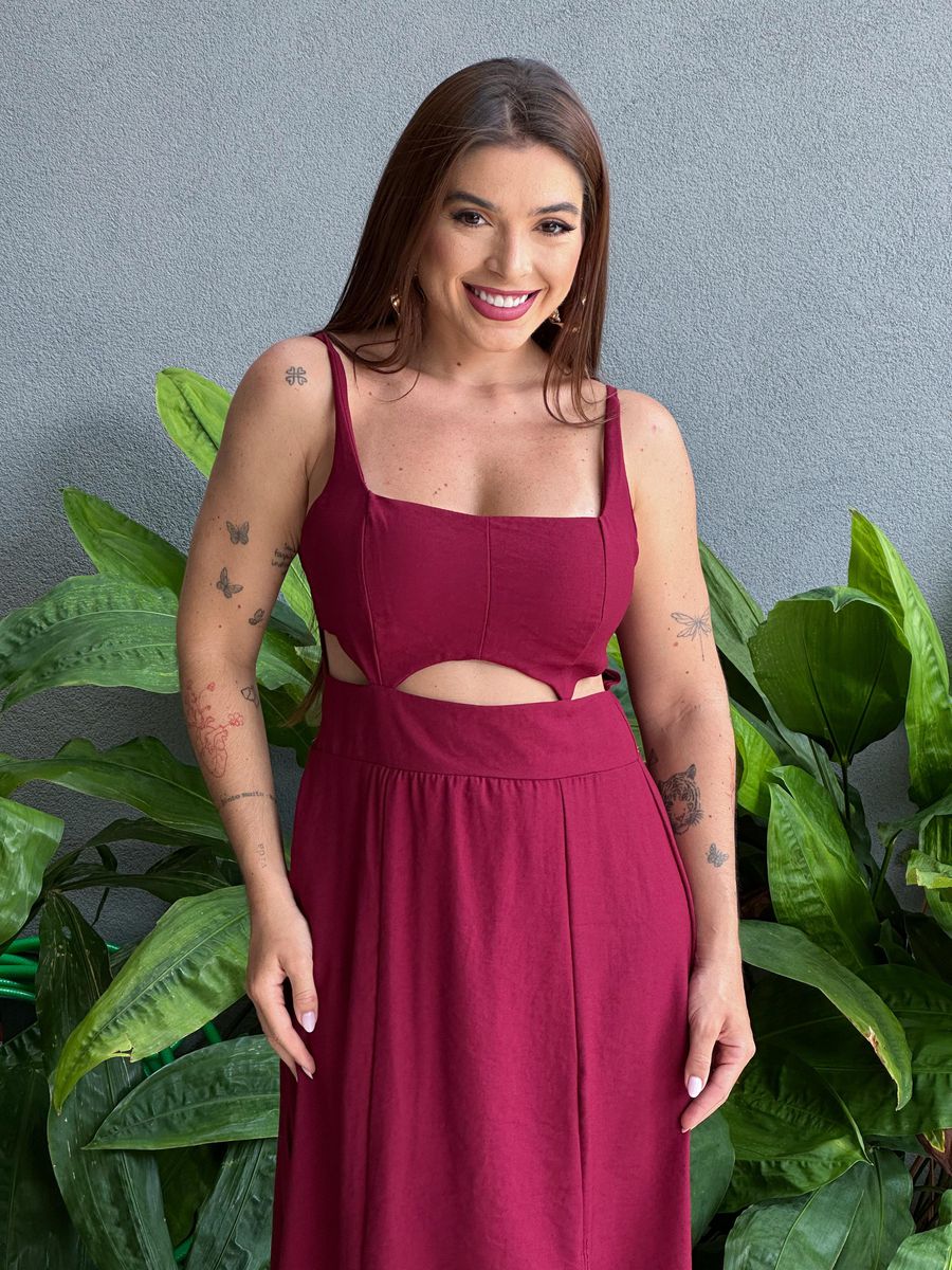 Vestido Midi Jhenifer VINHO