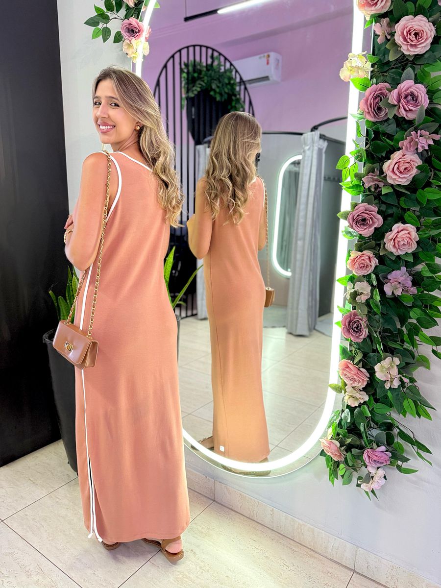 VESTIDO MARA MOLETINHO ROSA QUEIMADO