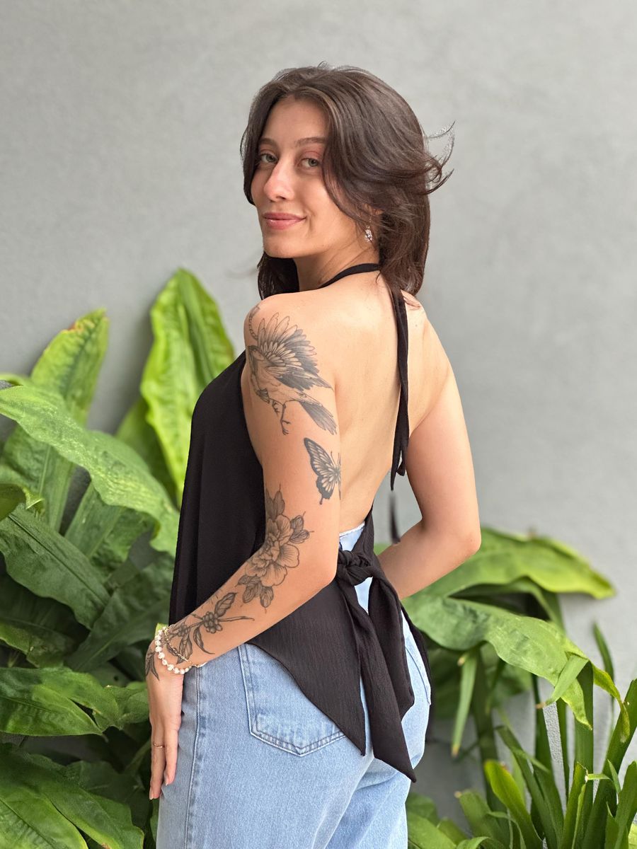 Blusa Miriã Frente Única PRETO