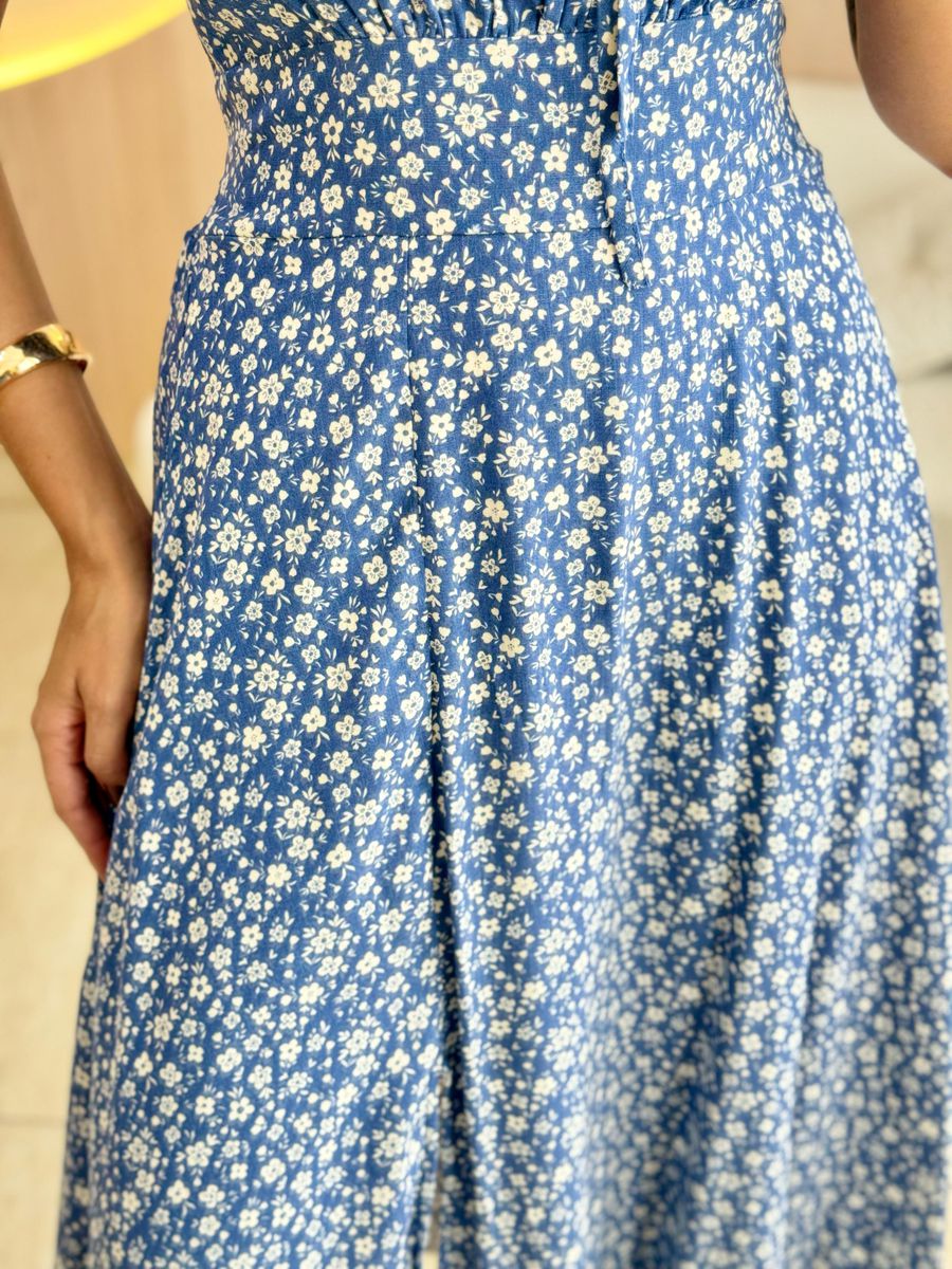 VESTIDO MIDI VIOLETA AZUL