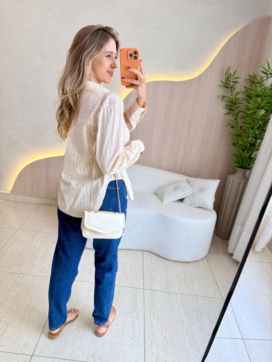 BLUSA CAMISA LAVINIA NUDE
