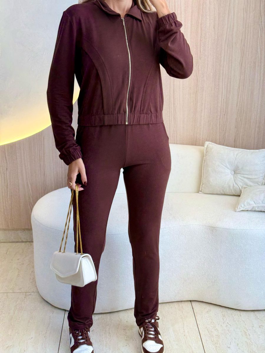 CONJUNTO MOLETINHO MANU MARROM