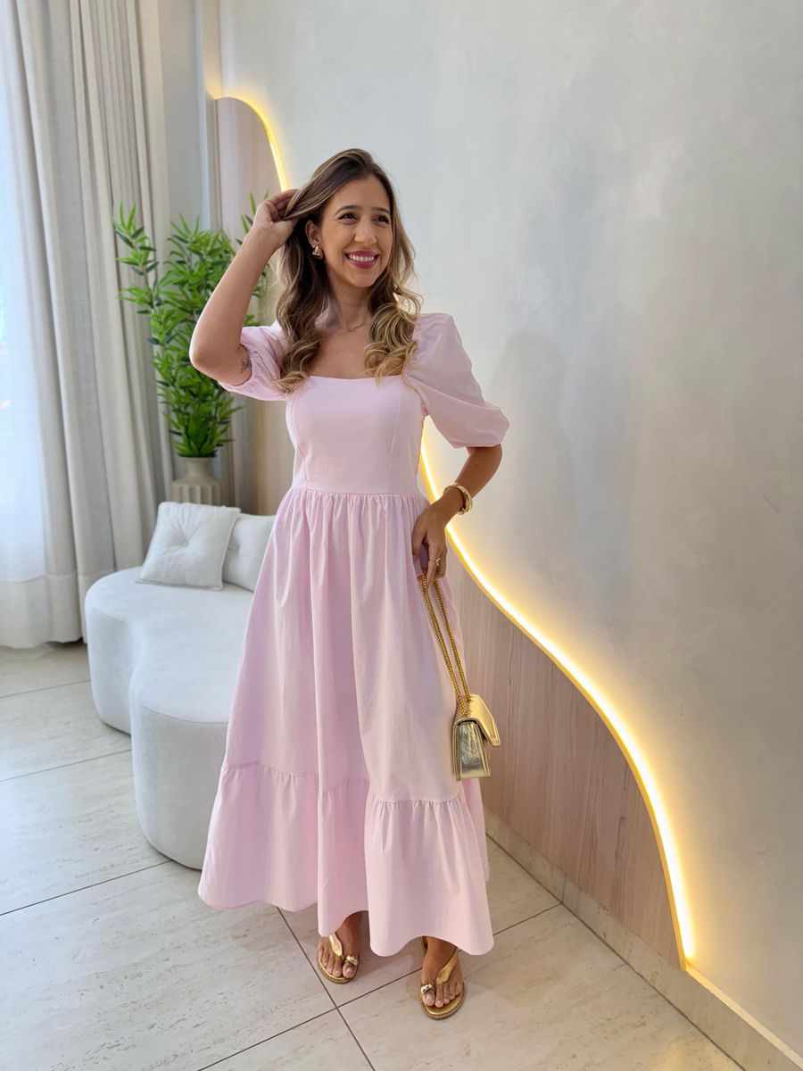 VESTIDO BIANCA ROSA BEBE