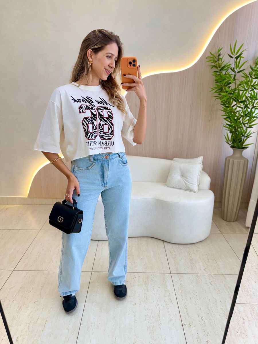 BLUSA CROPPED NEW YORK OFF