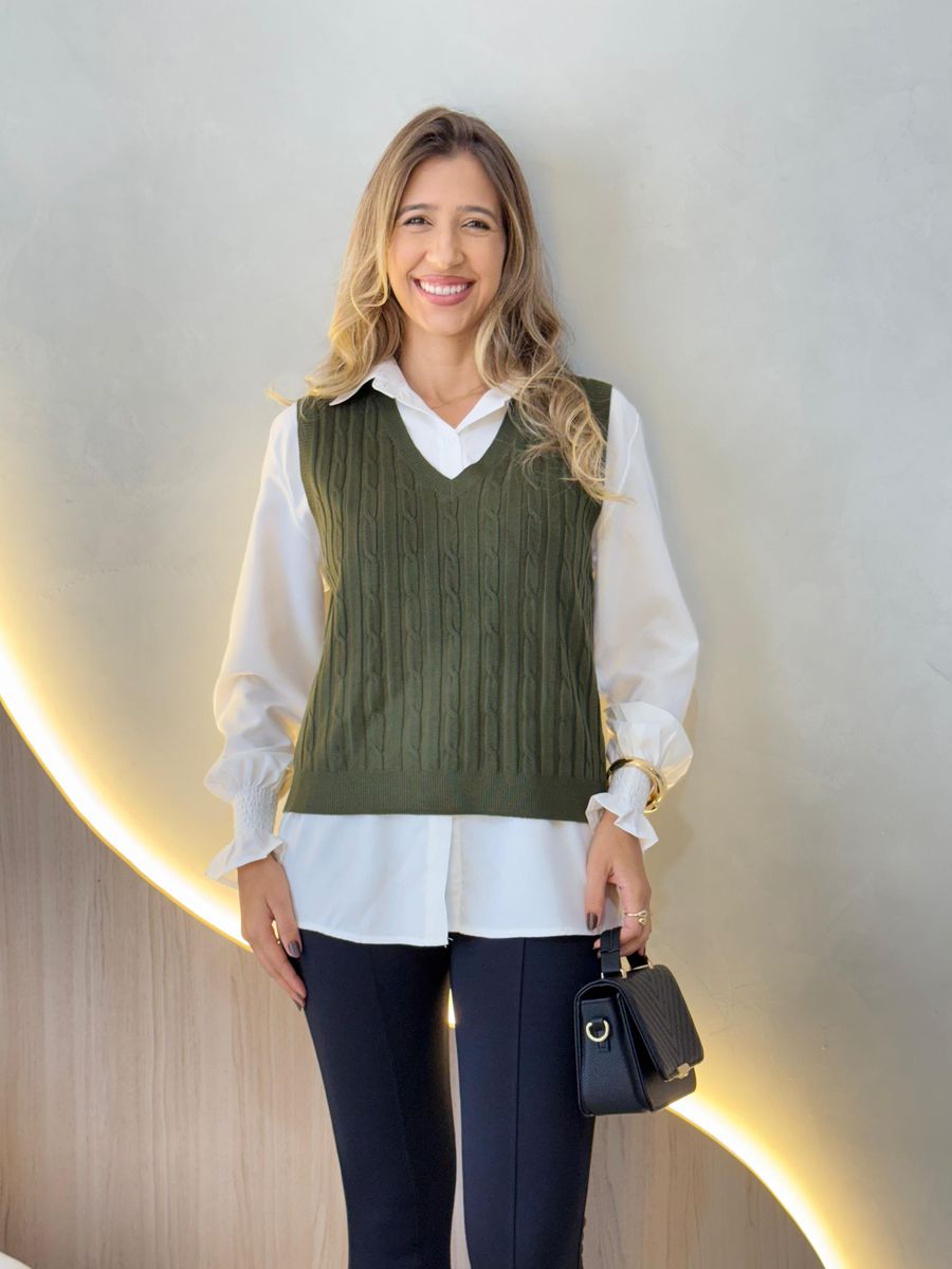 CONJUNTO CAMISA ESTELA VERDE