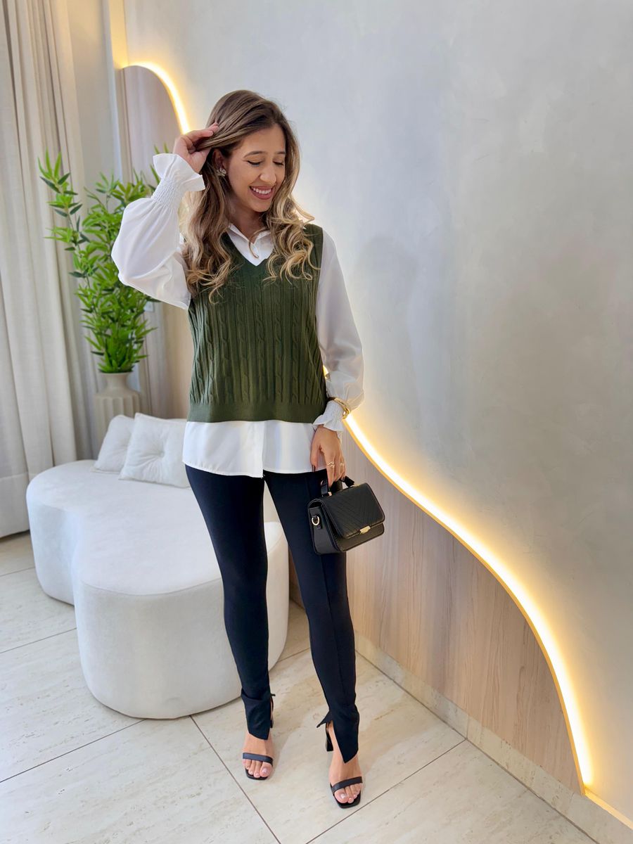 CONJUNTO CAMISA ESTELA VERDE