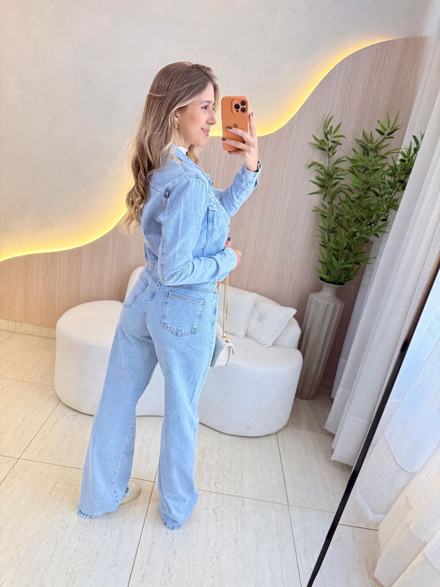 JAQUETA JEANS OLIVIA JEANS CLARO