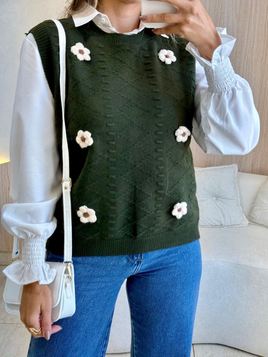 CONJUNTO CAMISA MARIA FLOR VERDE