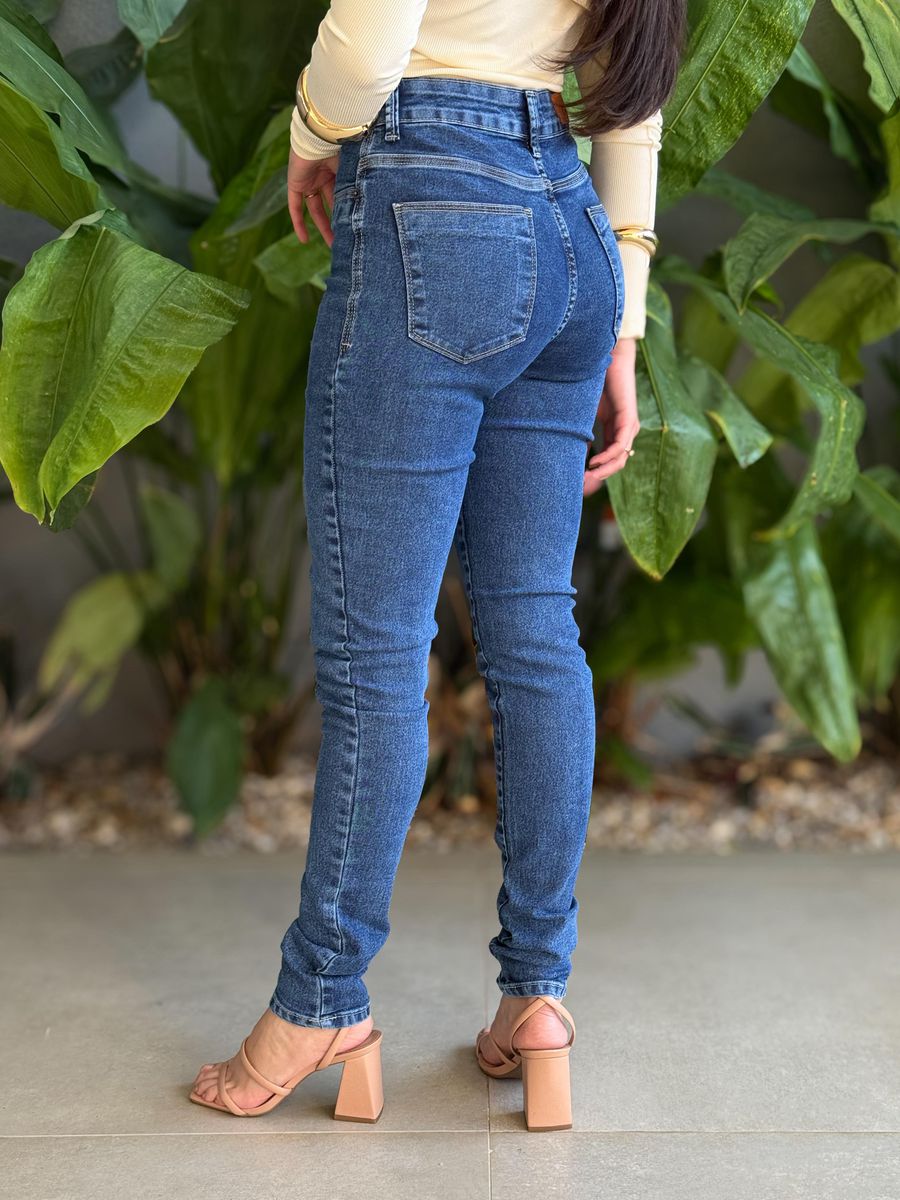 Calça Jeans Skinny Carmen 2361 LAVAGEM ESCURA 