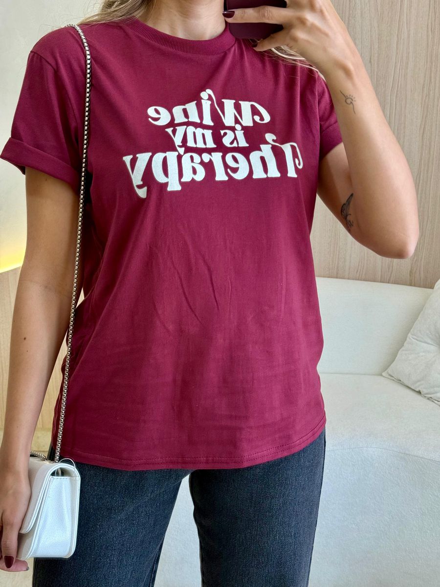 T-SHIRT WINE MARSALA