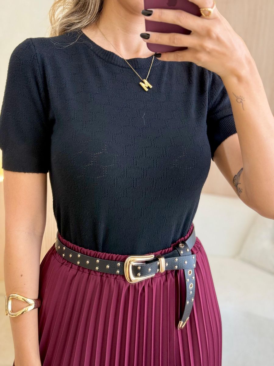 BLUSA TRICOT MARTA PRETO