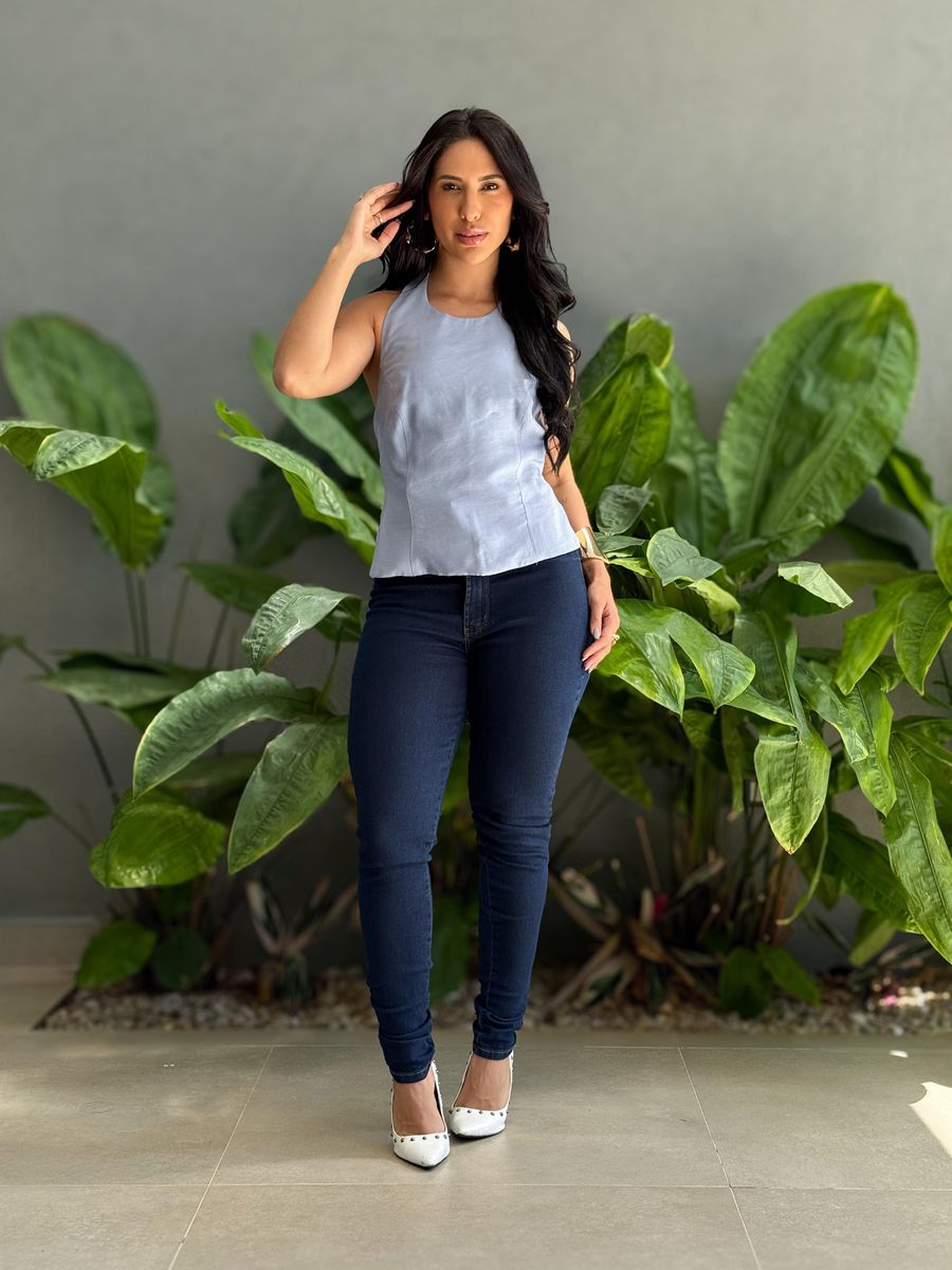 Calça Jeans Skinny Carmen 2451 LAVAGEM ESCURA 