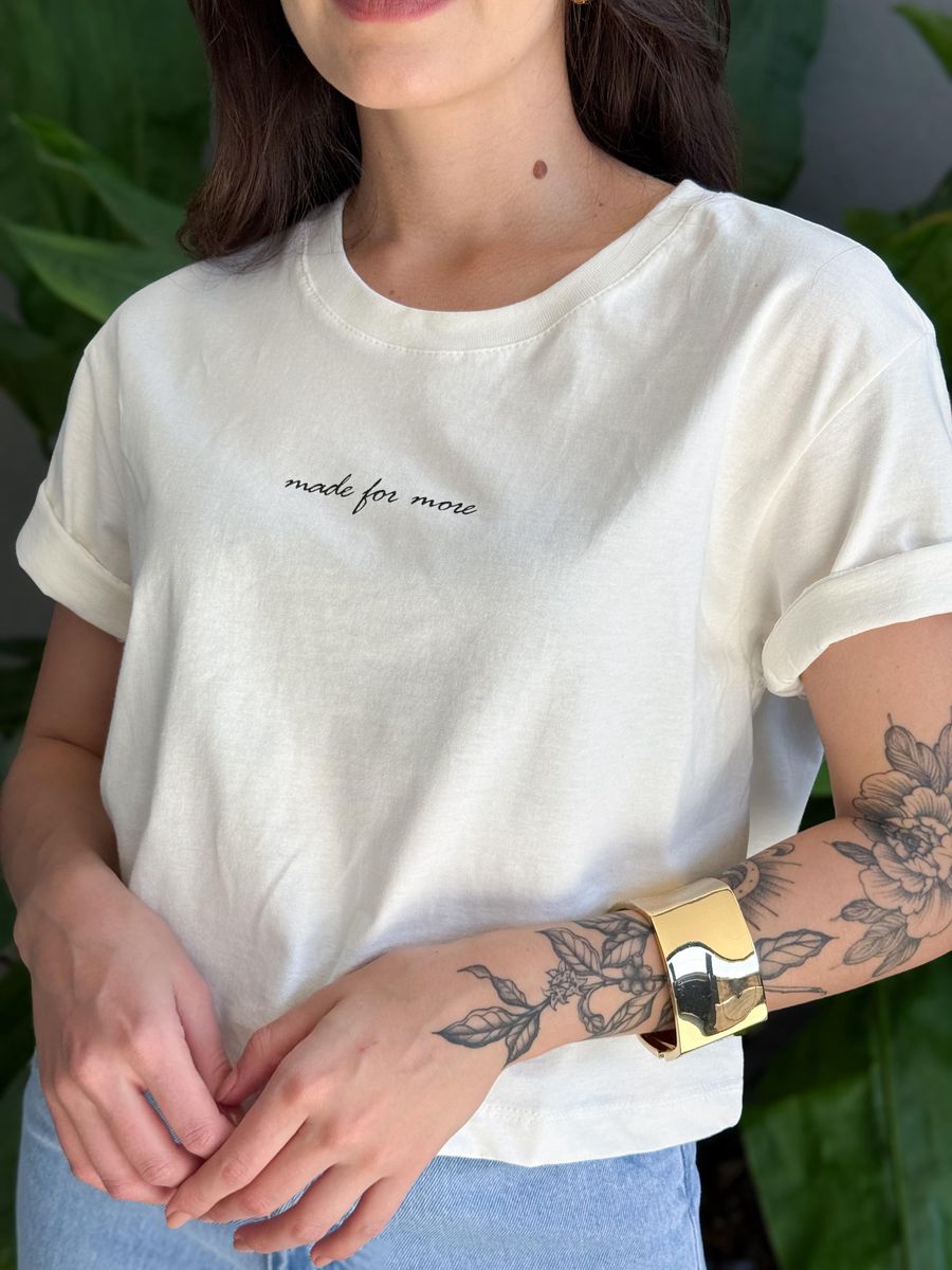 T-shirt Made for More OFF WHITE