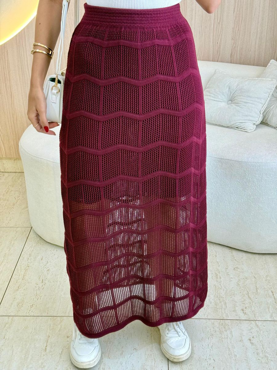SAIA TRICOT OLIVIA MARSALA