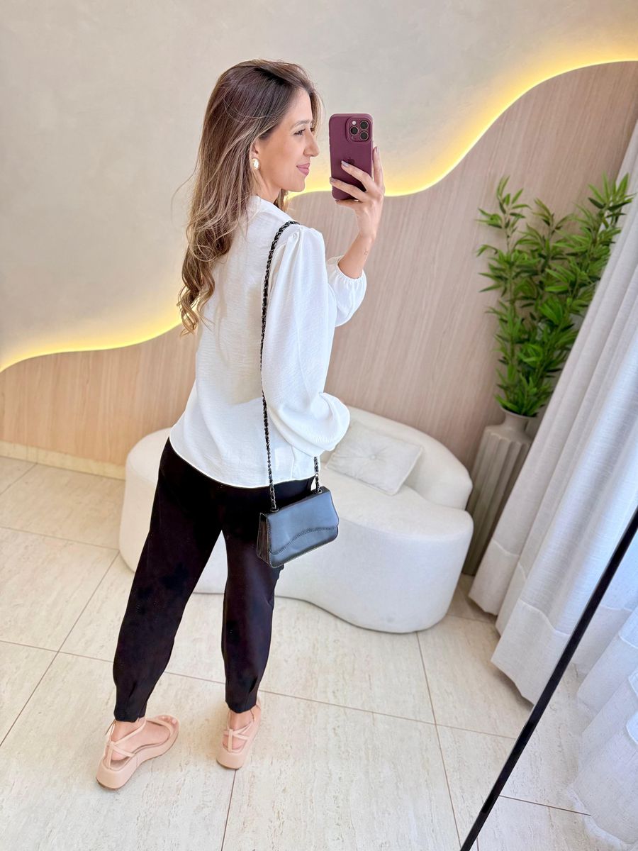 BLUSA MANGA LONGA ISADORA BRANCO