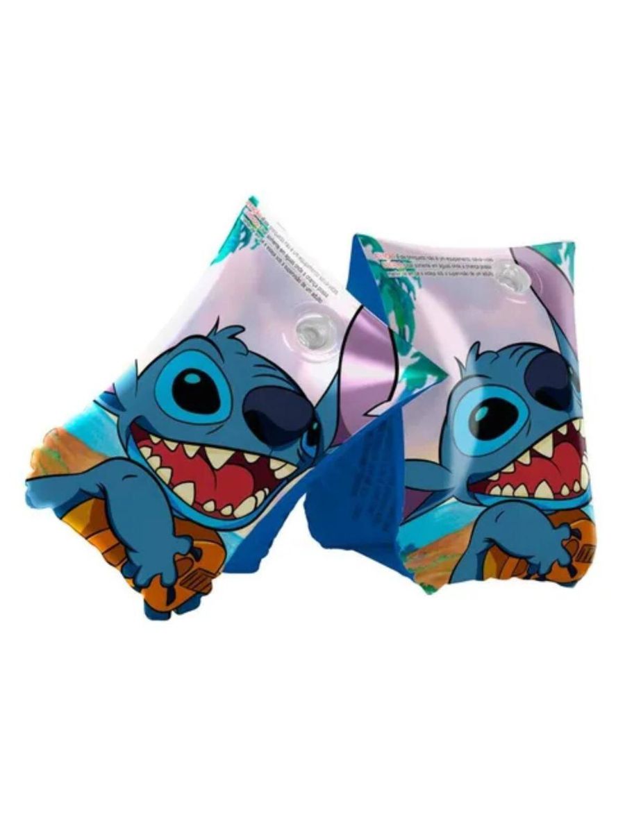 Boia De Braço Infantil Do Stitch Azul N/a