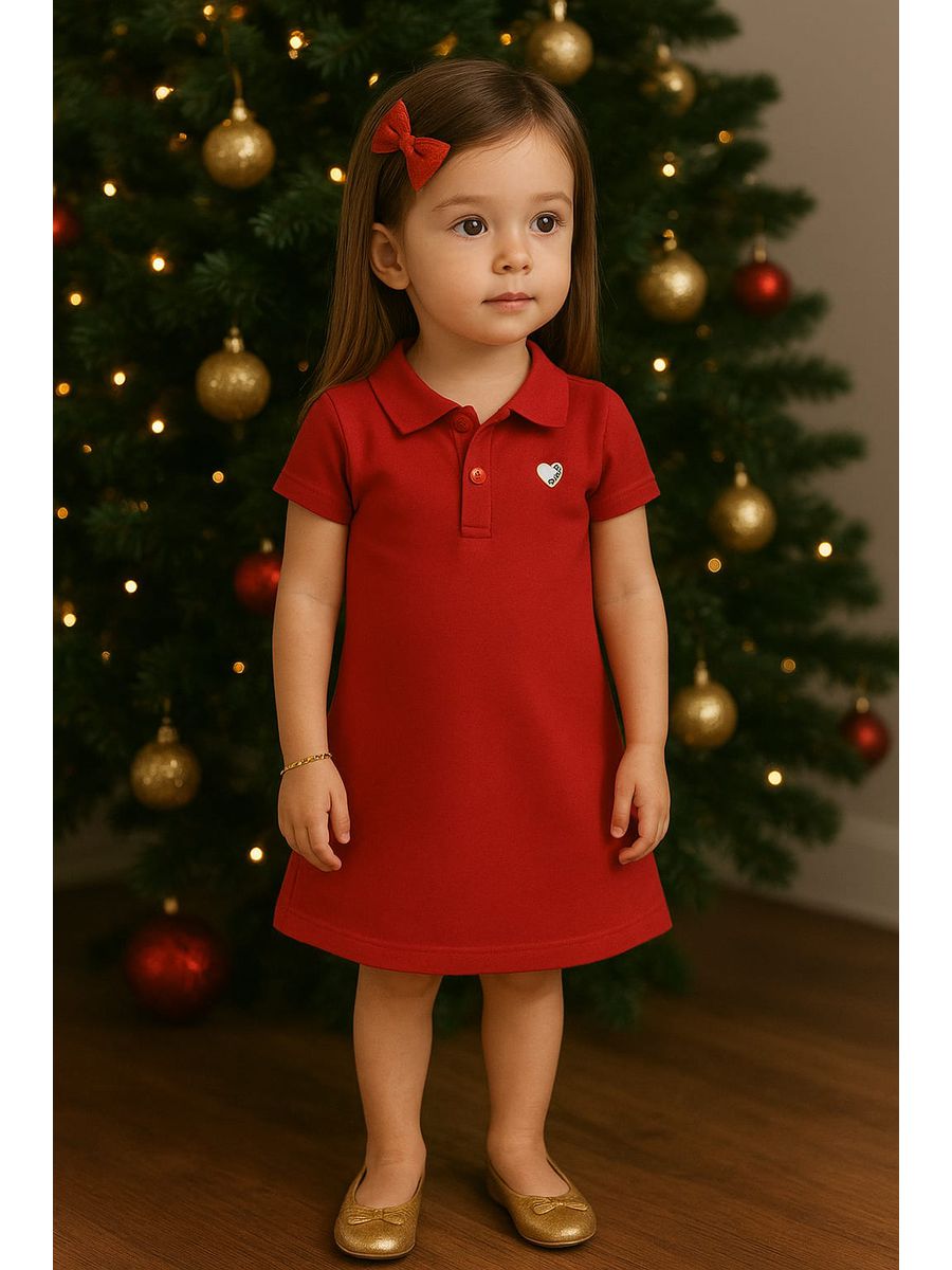 Vestido Polo Verm Elian Vermelho