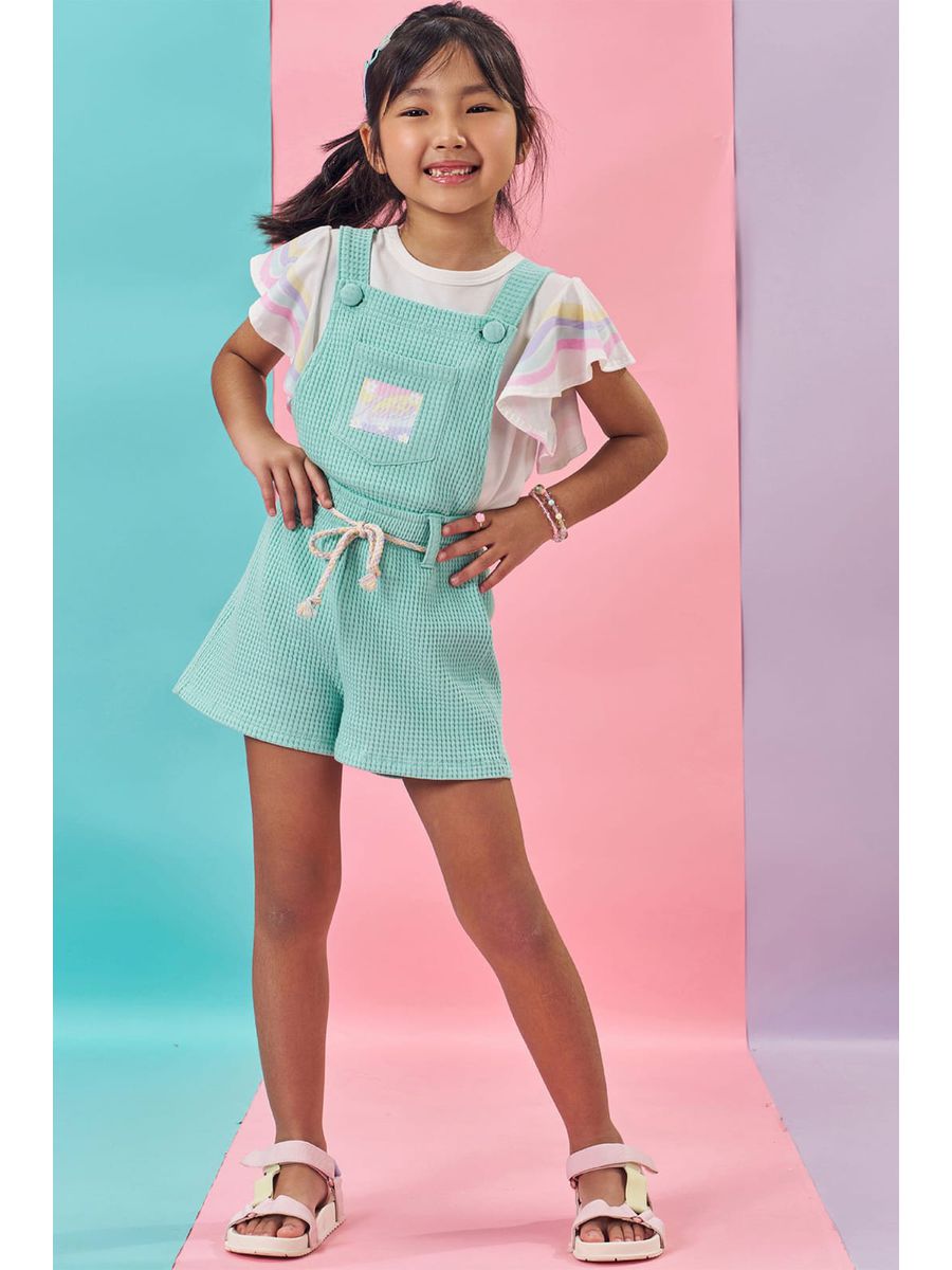 Conj Fem Jard Verde Clean Kukie N/i