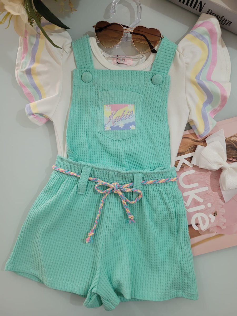 Conj Fem Jard Verde Clean Kukie N/i