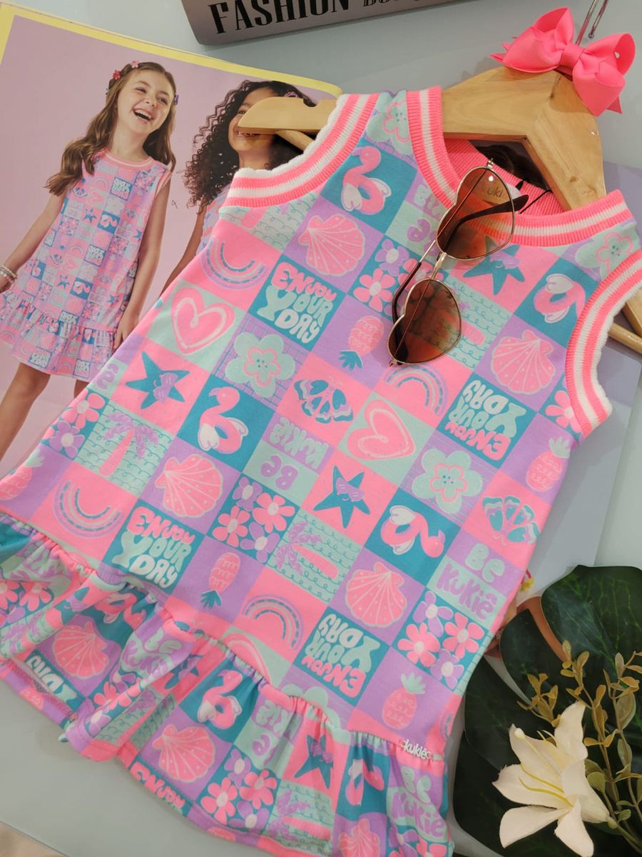 Vestido Regata Neon Kukie N/i
