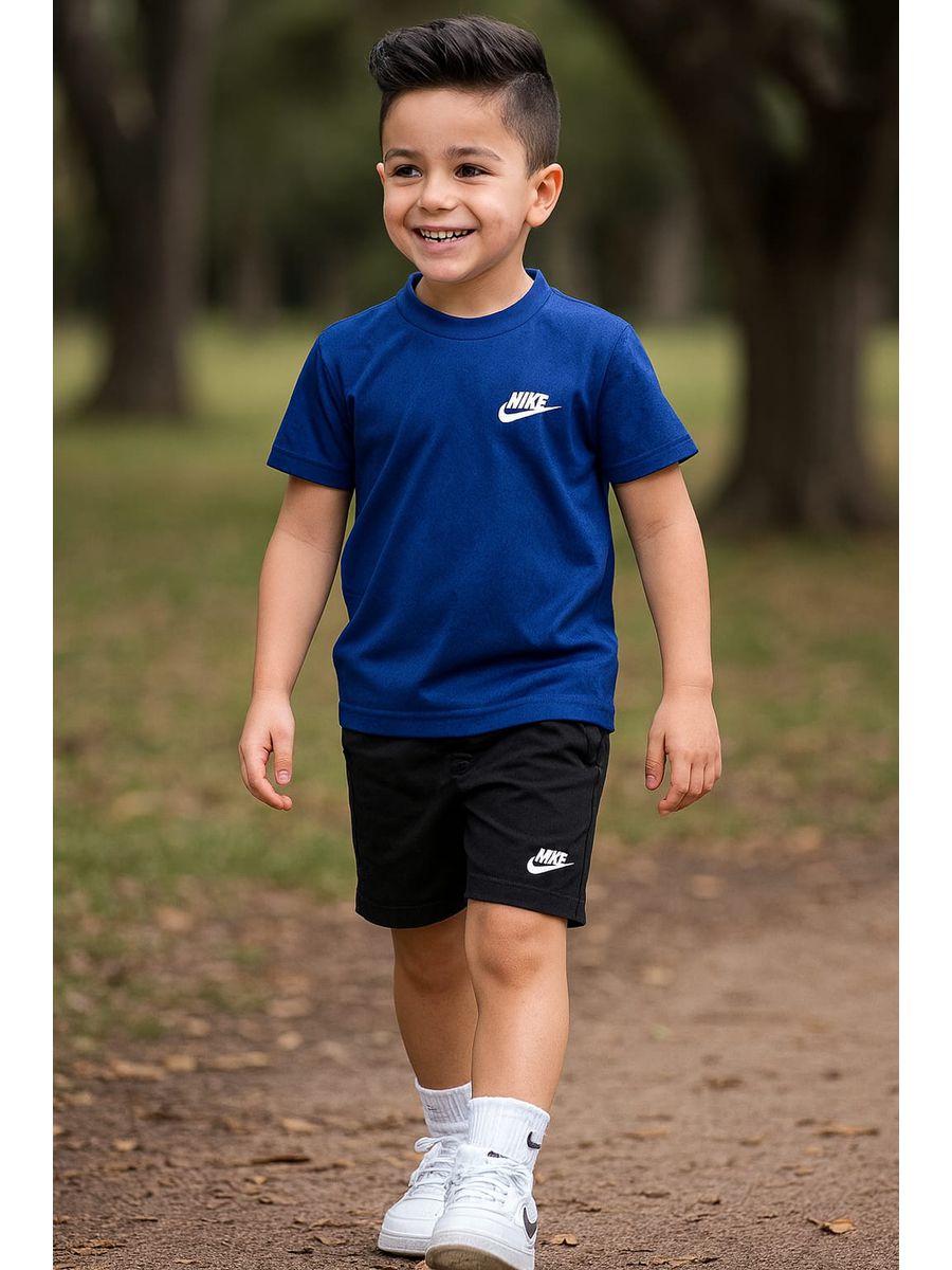 Conj Masc Esportista Azul Azul