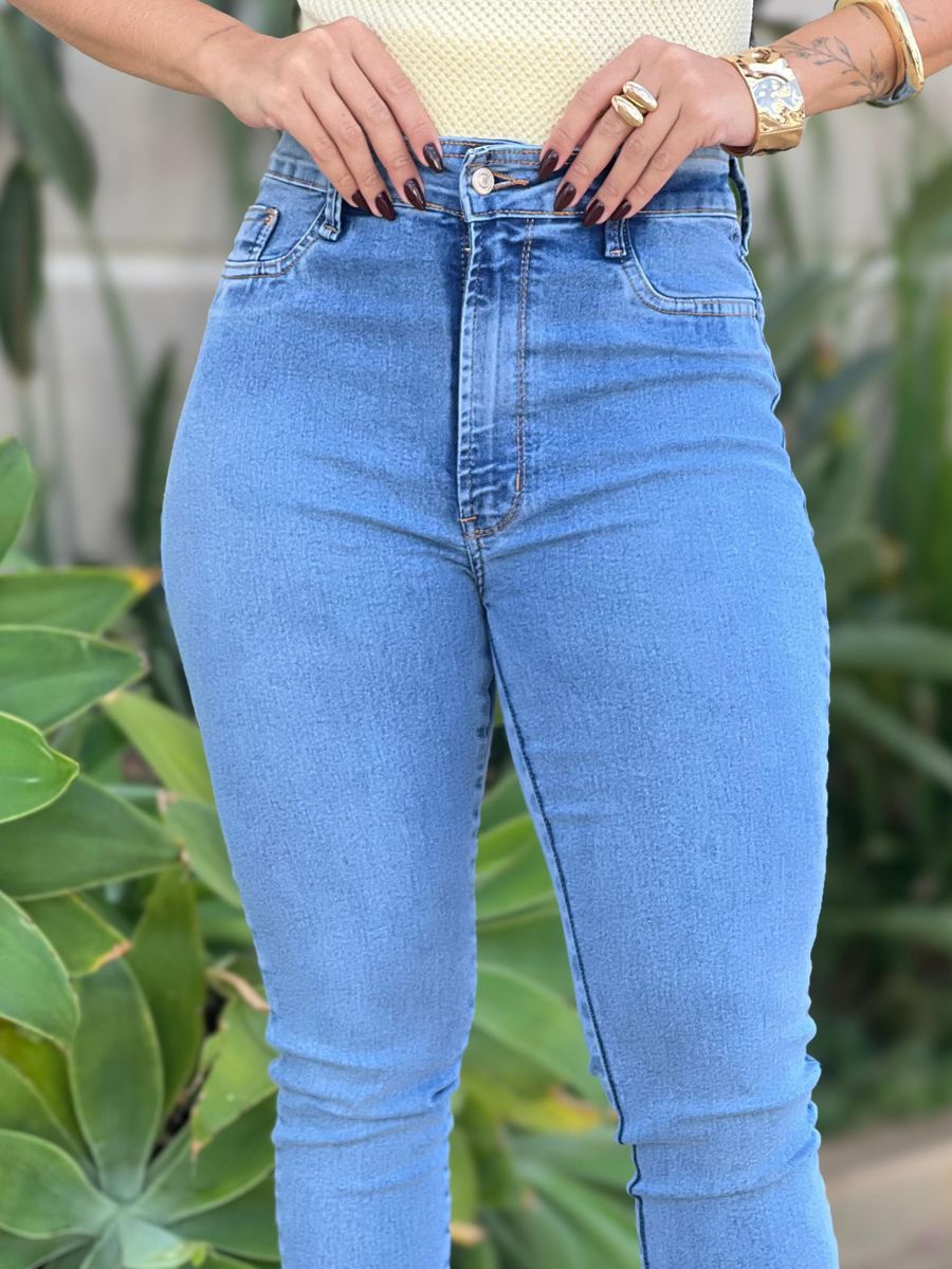 Calça Jeans Skinny Carmen 2466 Lavagem Media 