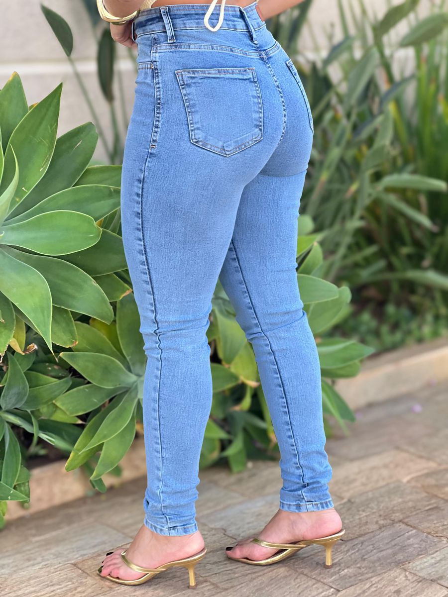 Calça Jeans Skinny Carmen 2466 Lavagem Media 