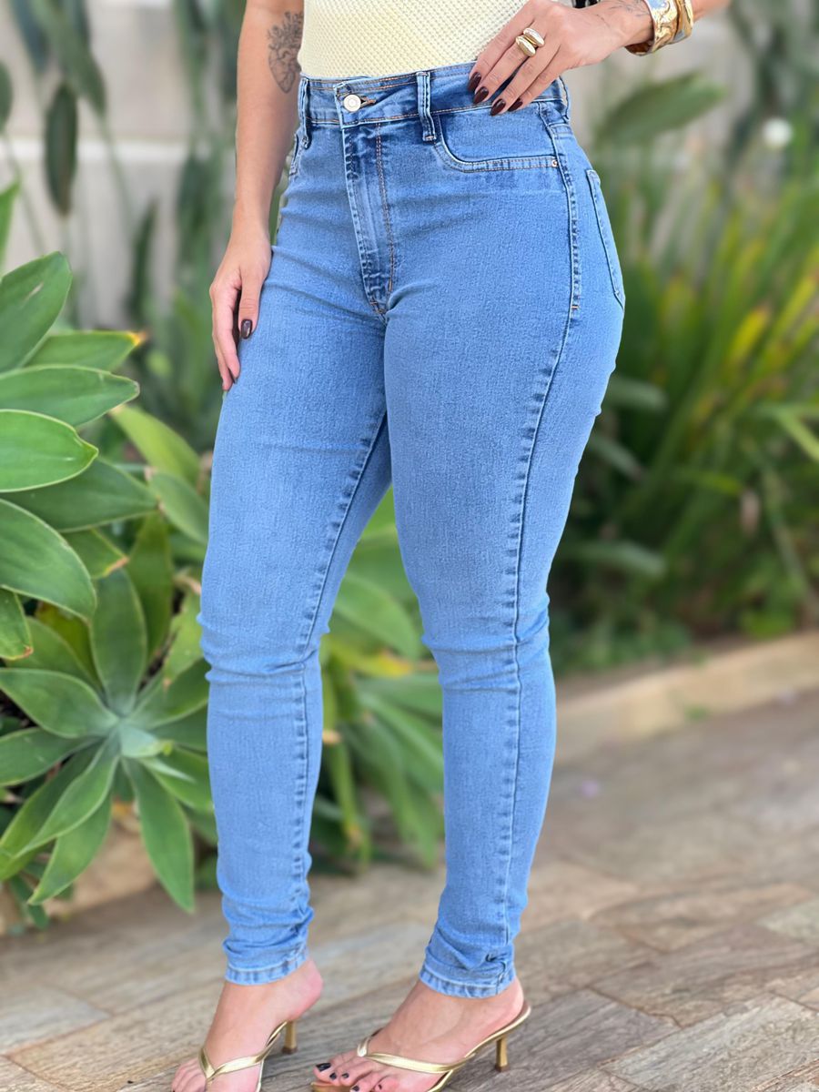 Calça Jeans Skinny Carmen 2466 Lavagem Media 